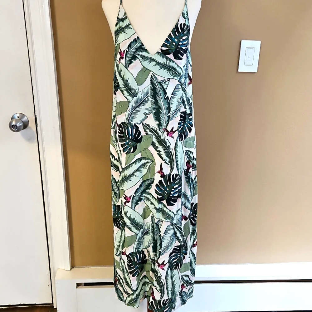 REVOLVE Seafolly palm ParadisE SLIP, COVERUP DRESS